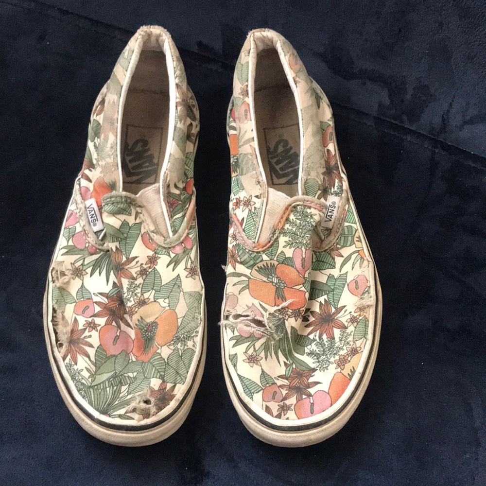 Floral vans
